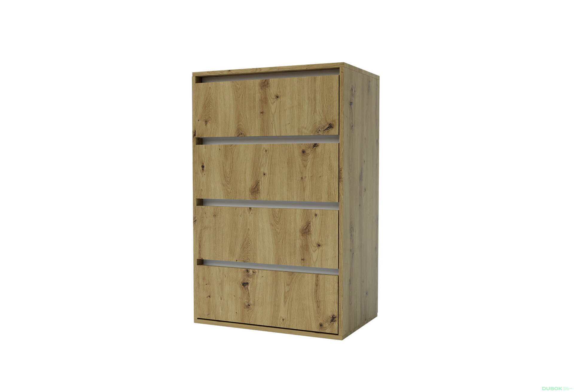Obrázek 1 - Komoda Idea K 1000/600/4š dub artisan / nymphaea alba