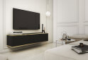 Obrázek 2 - TV stolek RTV 135 MDF černý Oro