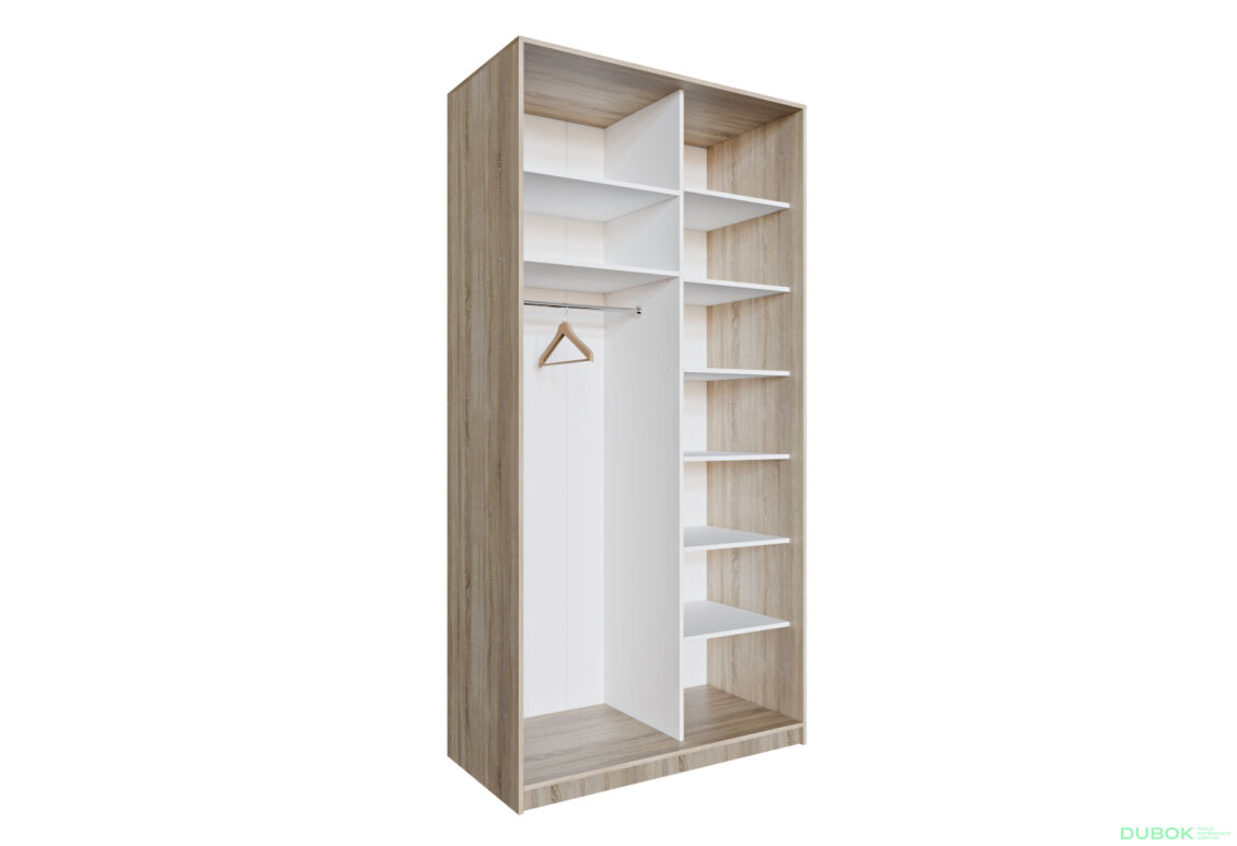 Obrázek 3 - Skříň 2D 1200x2400x600, 2 DTD, Světlý dub sonoma