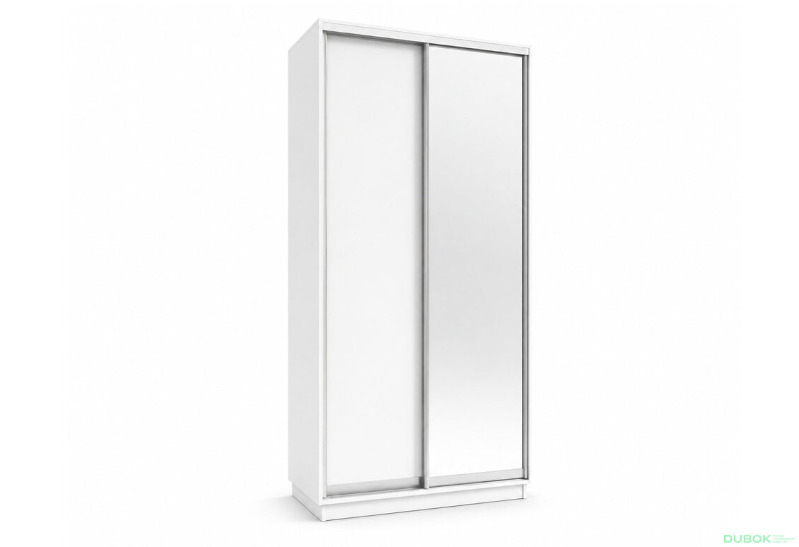 Skříň s posuvnými dveřmi 1200x2200x600 1LTD 1 Zrcadlo nymphaea alba, profil stříbrný