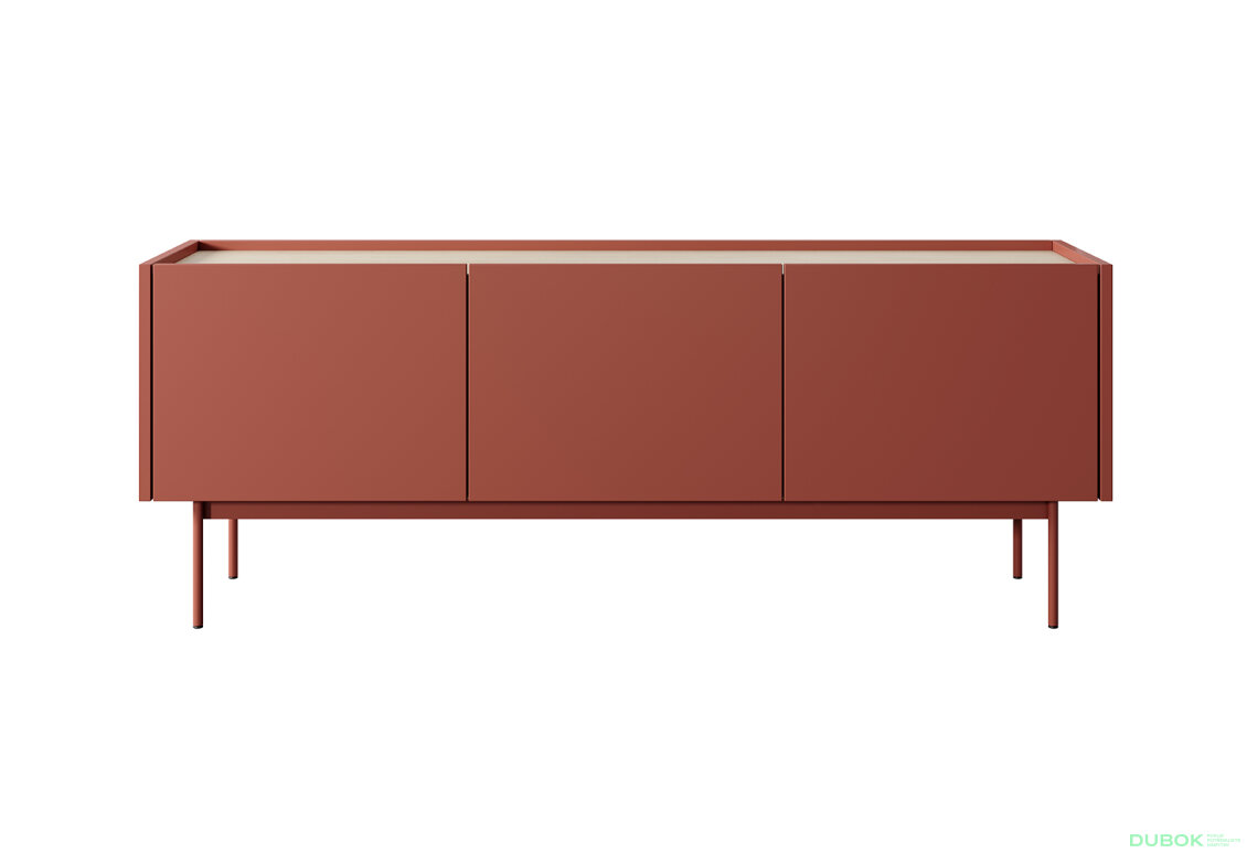 Obrázek 3 - TV stolek RTV-144 keramický červený Color