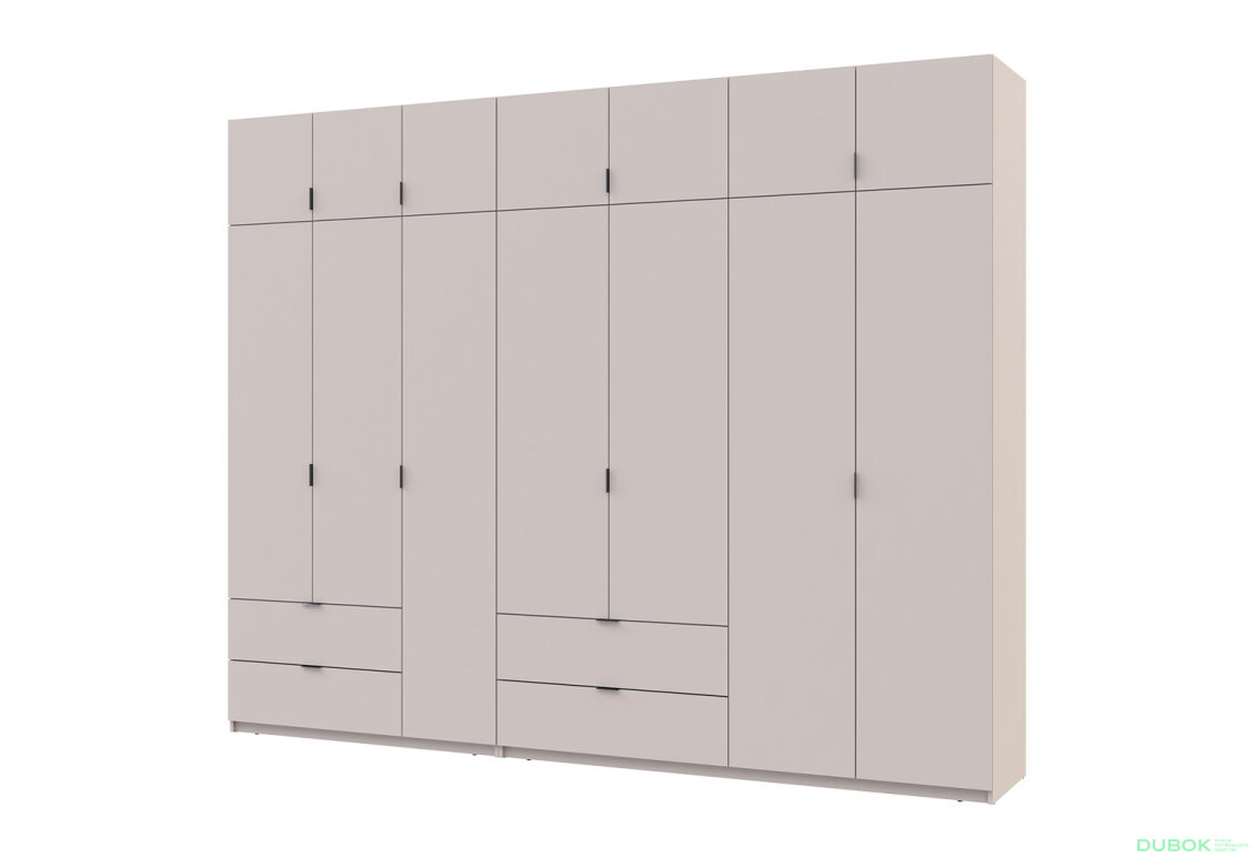 Skříň Lukas 3+4 DT 300 kašmír