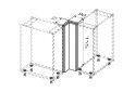 Obrázek 2 - Spodní roh H 90°/820 klamání