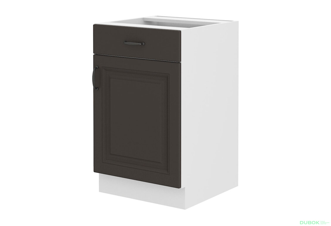 Obrázek 5655 - Kuchyňská sestava 1.5 m Stilo bílý / grafit