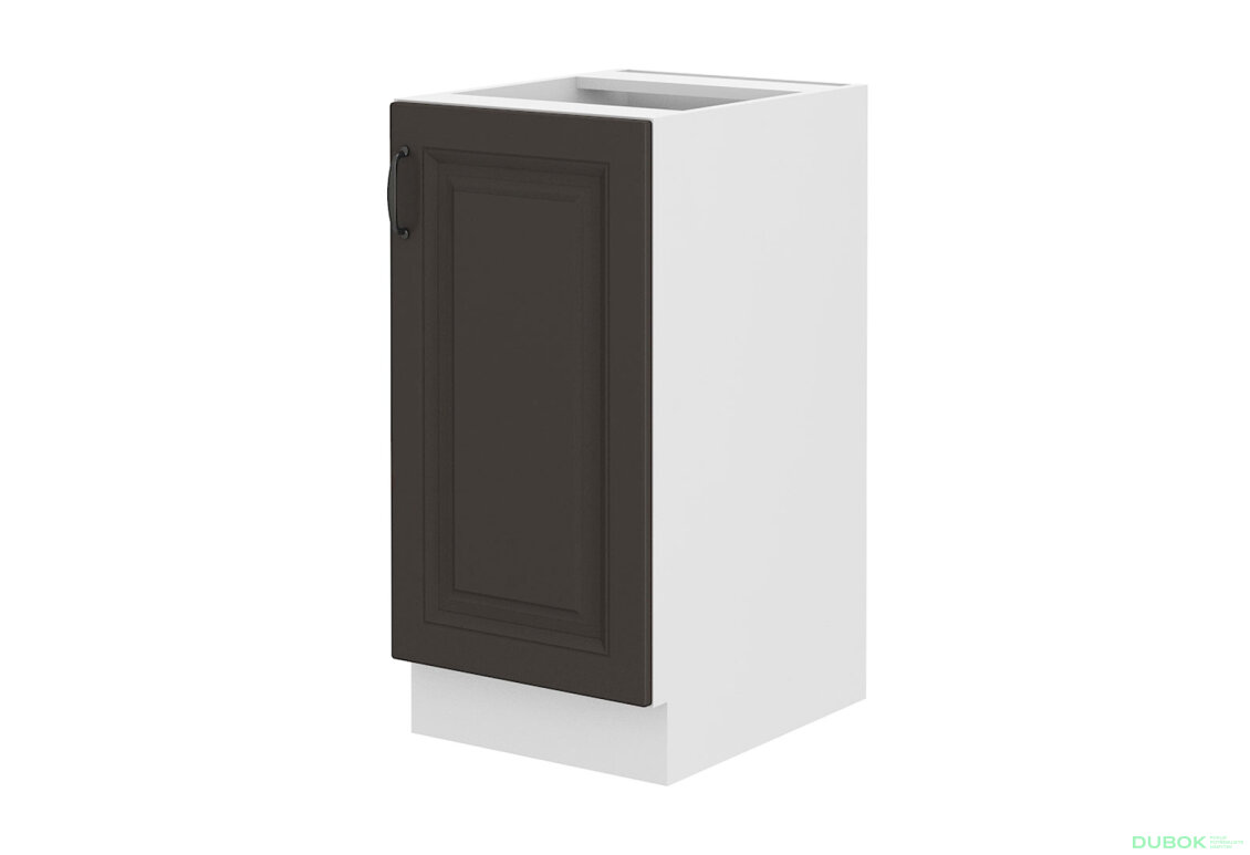 Obrázek 5656 - Kuchyňská sestava 1.2+2.4 m Stilo bílý / grafit