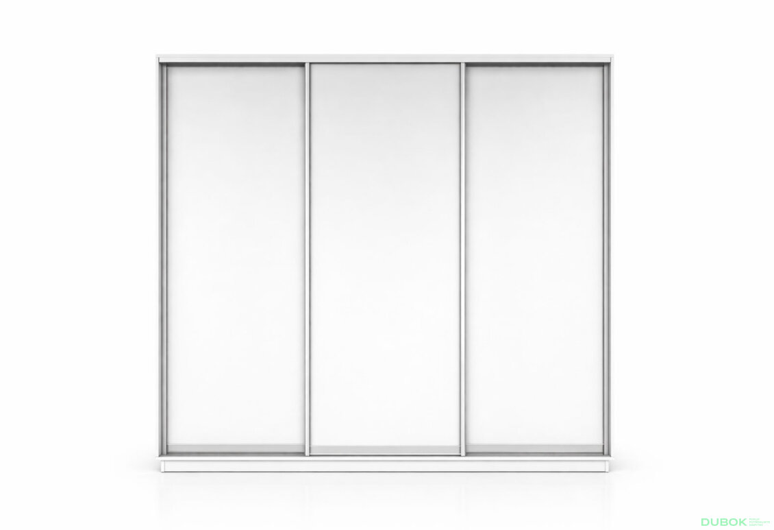 Obrázek 4 - Skříň s posuvnými dveřmi 2500x2400x600 3LTD nymphaea alba, profil stříbrný
