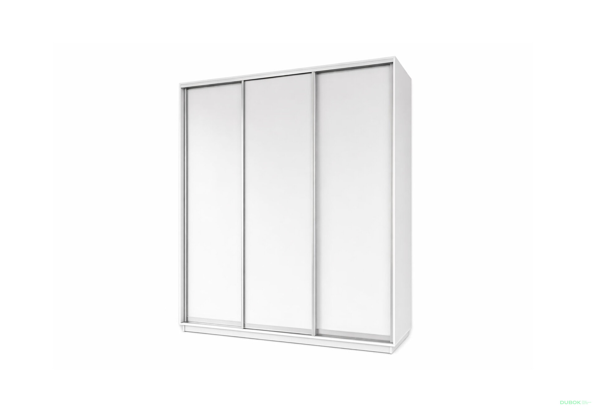 Obrázek 1 - Skříň s posuvnými dveřmi 2500x2400x600 3LTD nymphaea alba, profil stříbrný