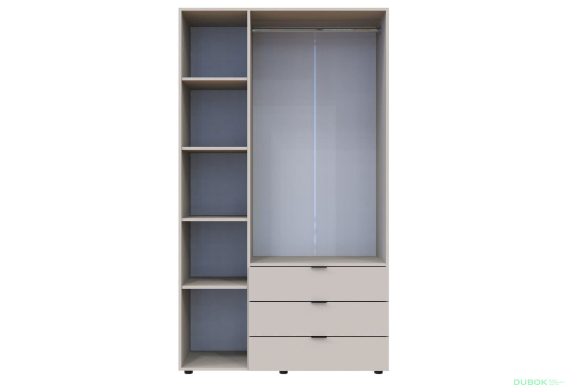 Obrázek 5 - Skříň třídveřová Gelar 116.2 cm Kašmír