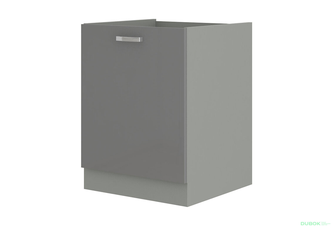 Obrázek 5126 - Kuchyňská sestava 2.6 m (I) Grey šedý platinový / šedý lesk