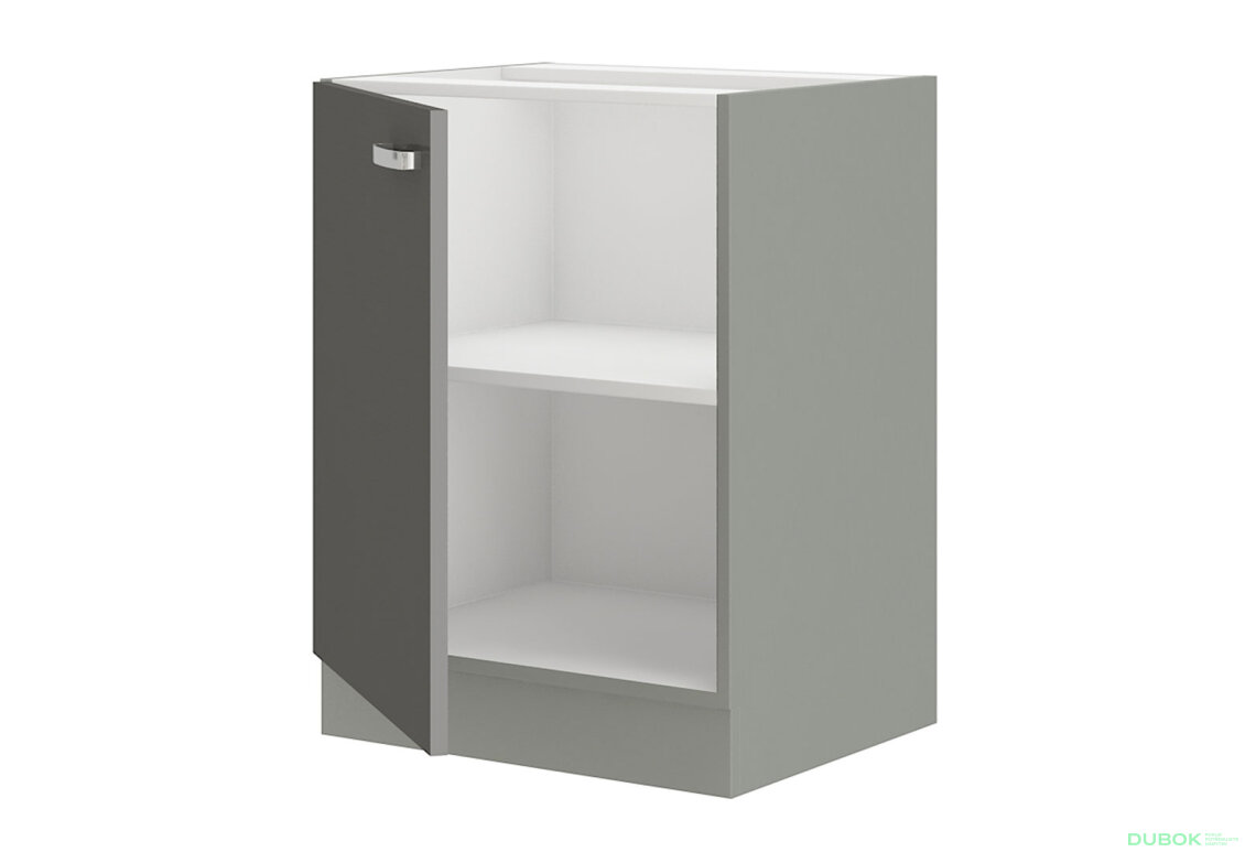 Obrázek 2 - 60 D 1F BB Grey šedý platinový / šedý lesk