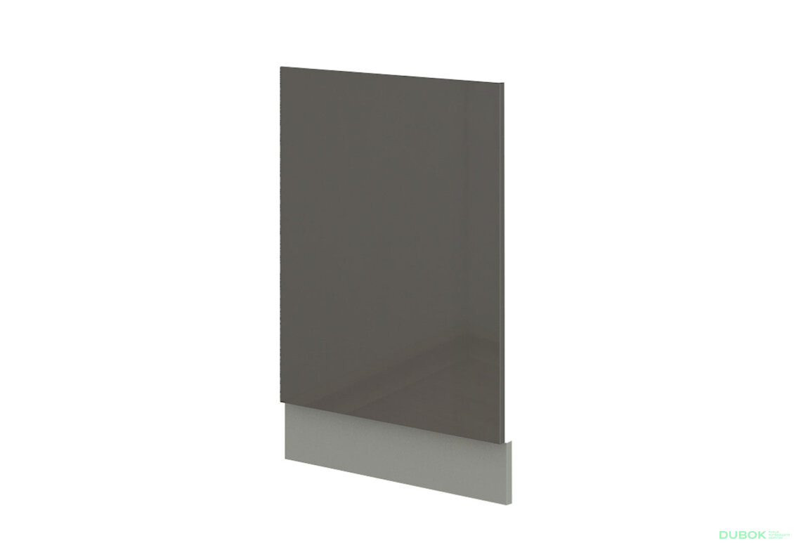ZM 570x446 dvířka Grey šedý platinový / šedý lesk