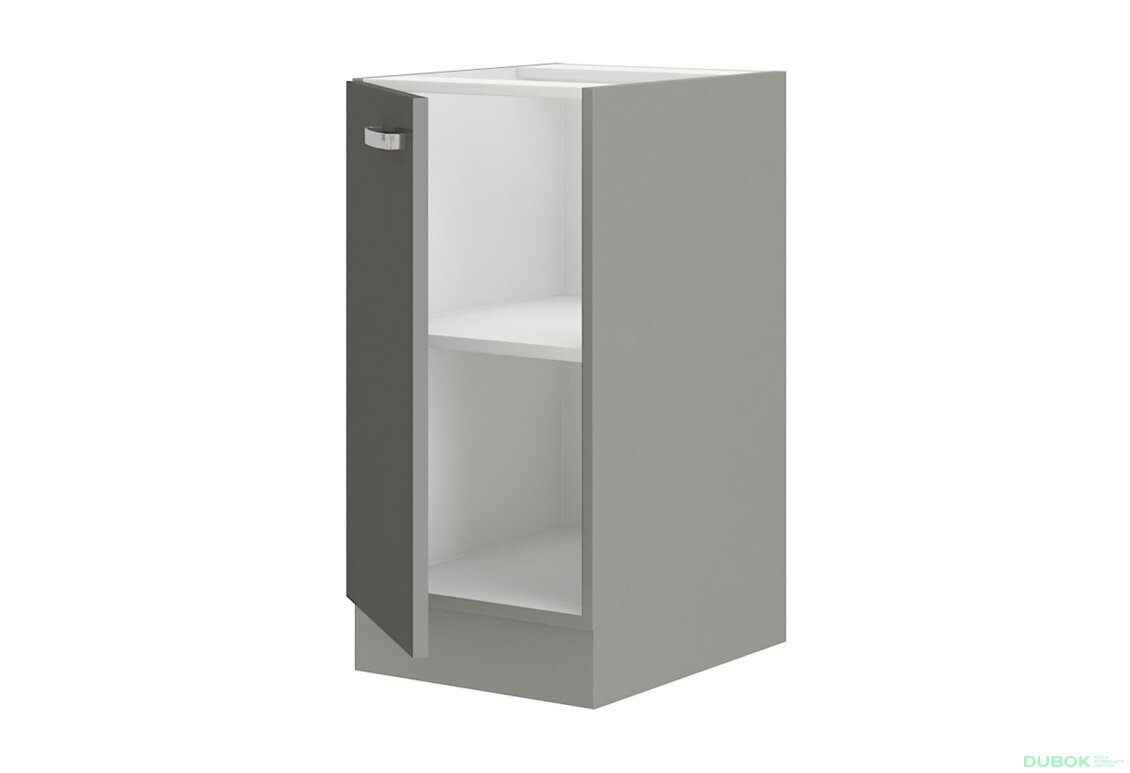 Obrázek 2 - 40 D 1F BB Grey šedý platinový / šedý lesk