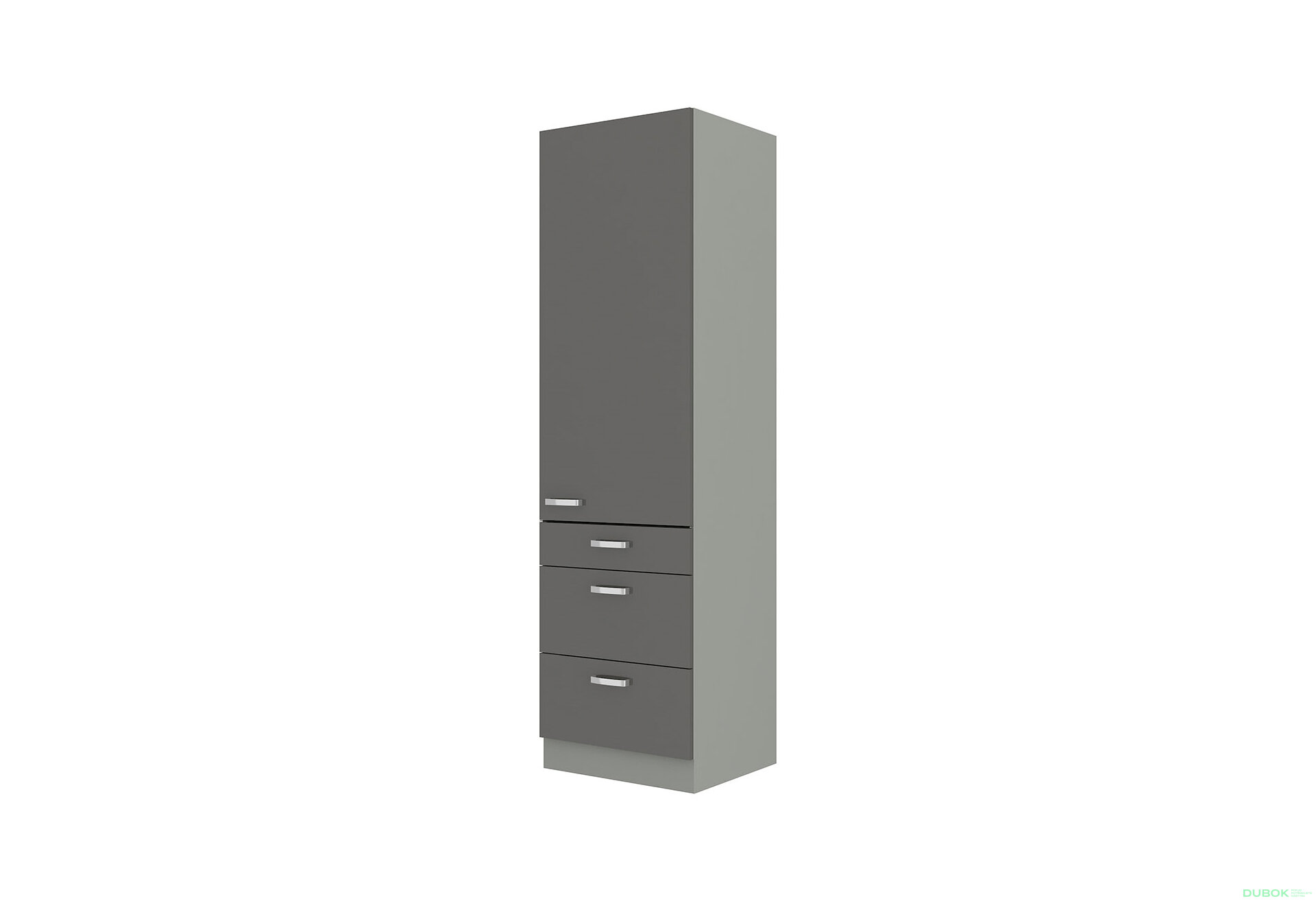 Obrázek 1 - 60 DKS-210 3S 1F premium box Grey šedý platinový / šedý lesk