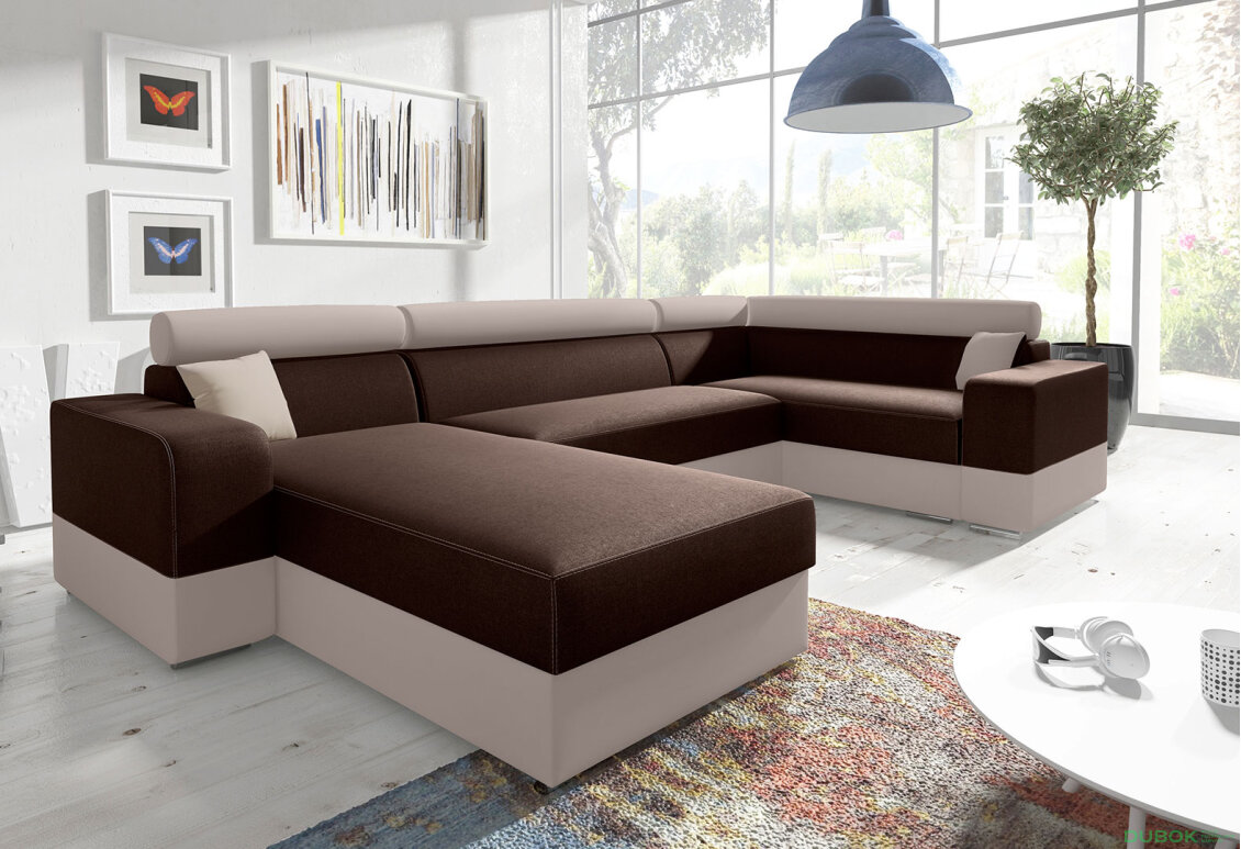 Obrázek 2 - Sedací souprava Infinity super Bahama 08 + Bahama 33 / typ L