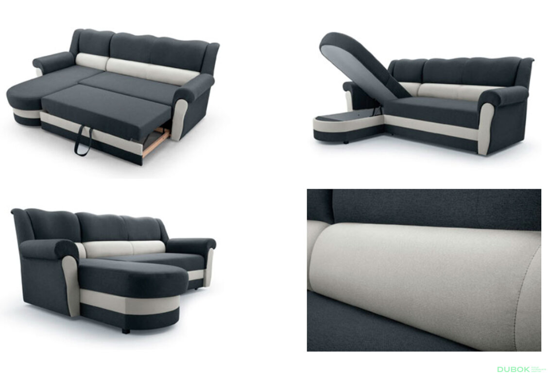 Obrázek 3 - Sedací souprava Bruno D Bahama 36 + Bahama 31 / typ L