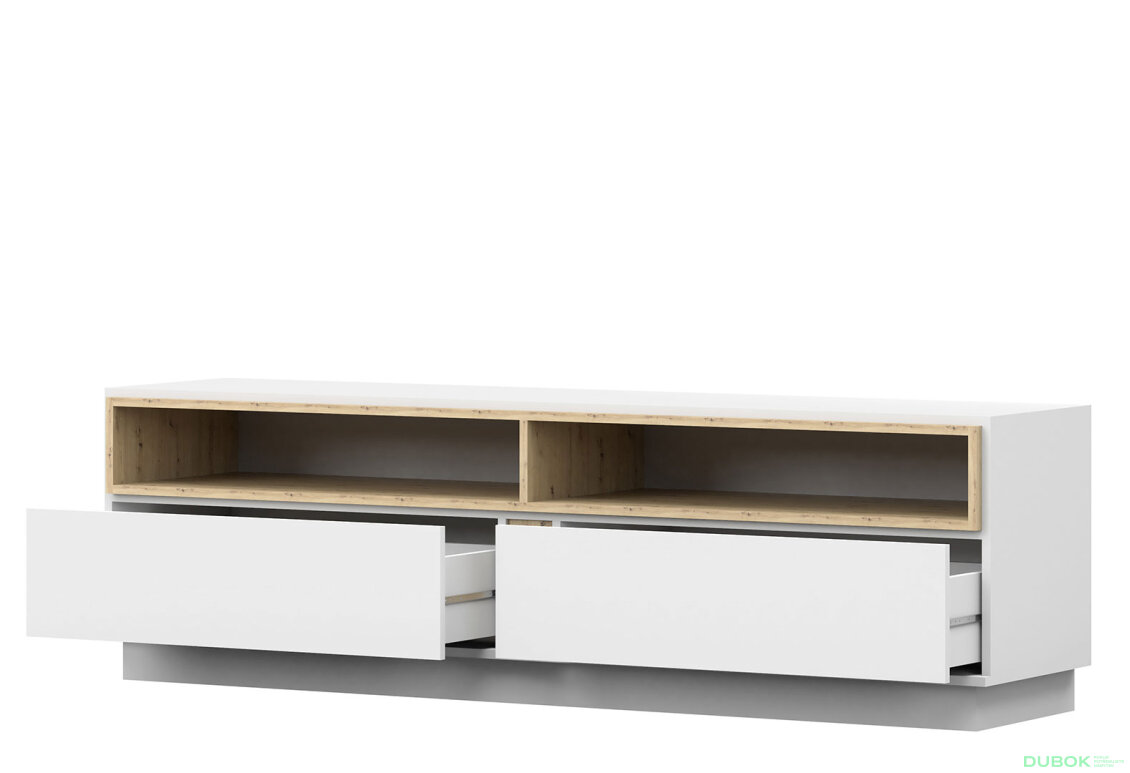 Obrázek 2 - TV stolek Grey bílý, artisan / bílý Idczak meble