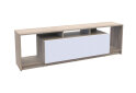 Obrázek 5 - TV stolek U1 dub sonoma / bílý dřevotříska 160x38x48