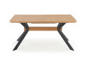 Obrázek 2 - Rozkládací stůl Bacardi černý / přírodní dub