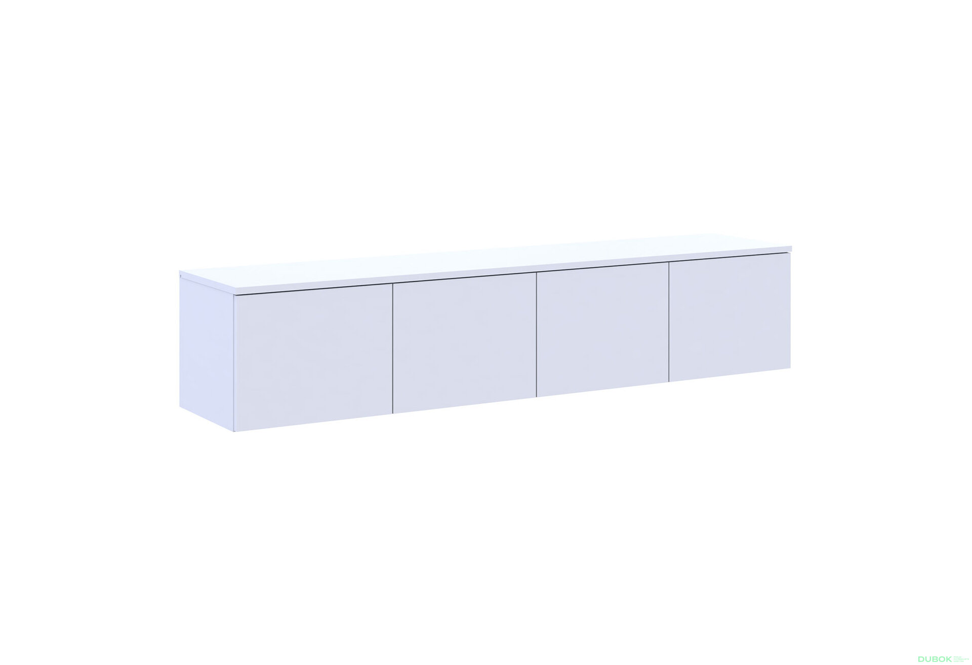 Obrázek 4 - TV stolek Levía bílý 4dv 160x35x33