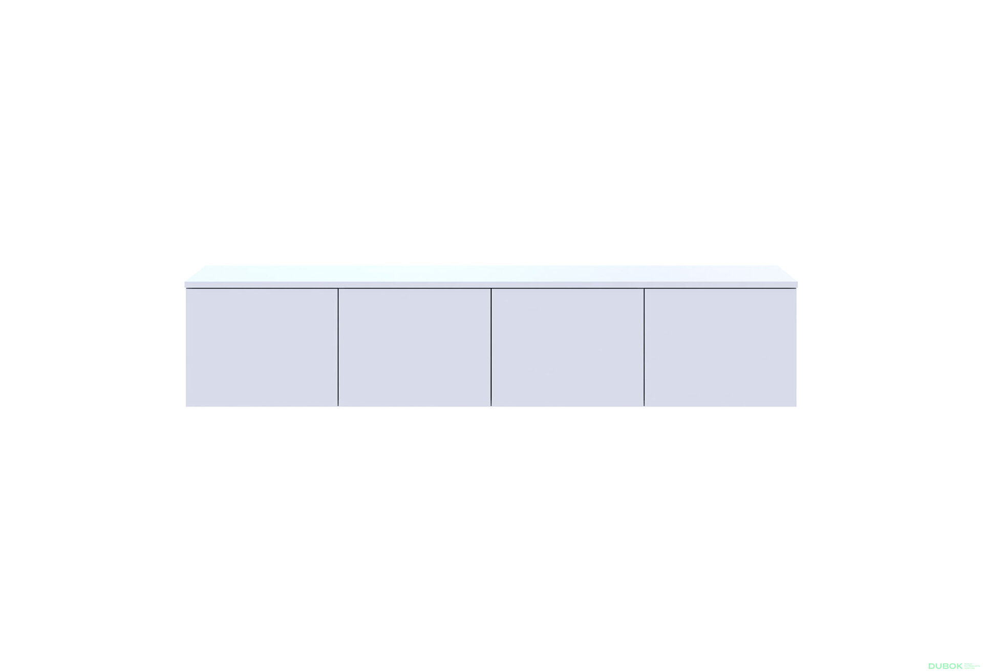 Obrázek 3 - TV stolek Levía bílý 4dv 160x35x33