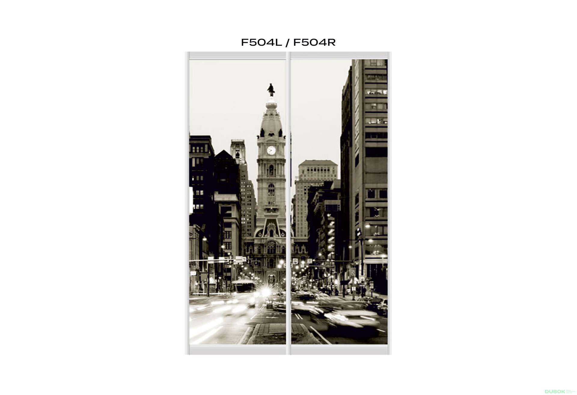Obrázek 11 - Fasáda F-800 Fototisk WT Rim-Veneziano 2D 1,6 m