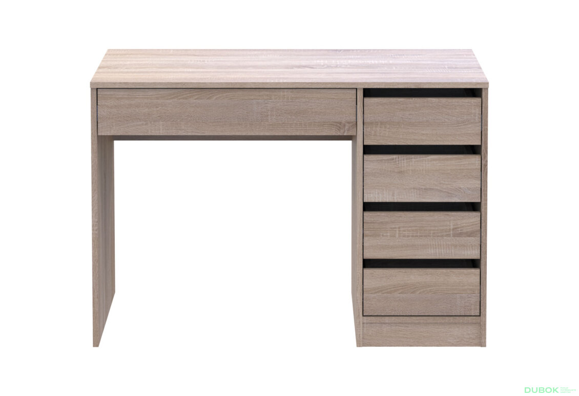 Obrázek 3 - Psací stůl s pravou montáží Profi 110 cm dub sonoma