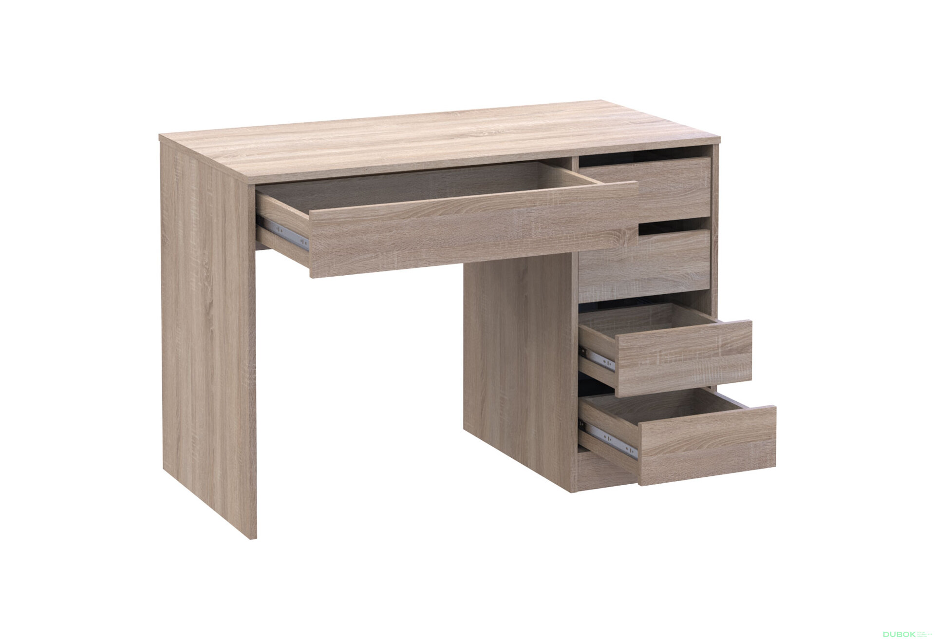Obrázek 5 - Psací stůl s pravou montáží Profi 110 cm dub sonoma