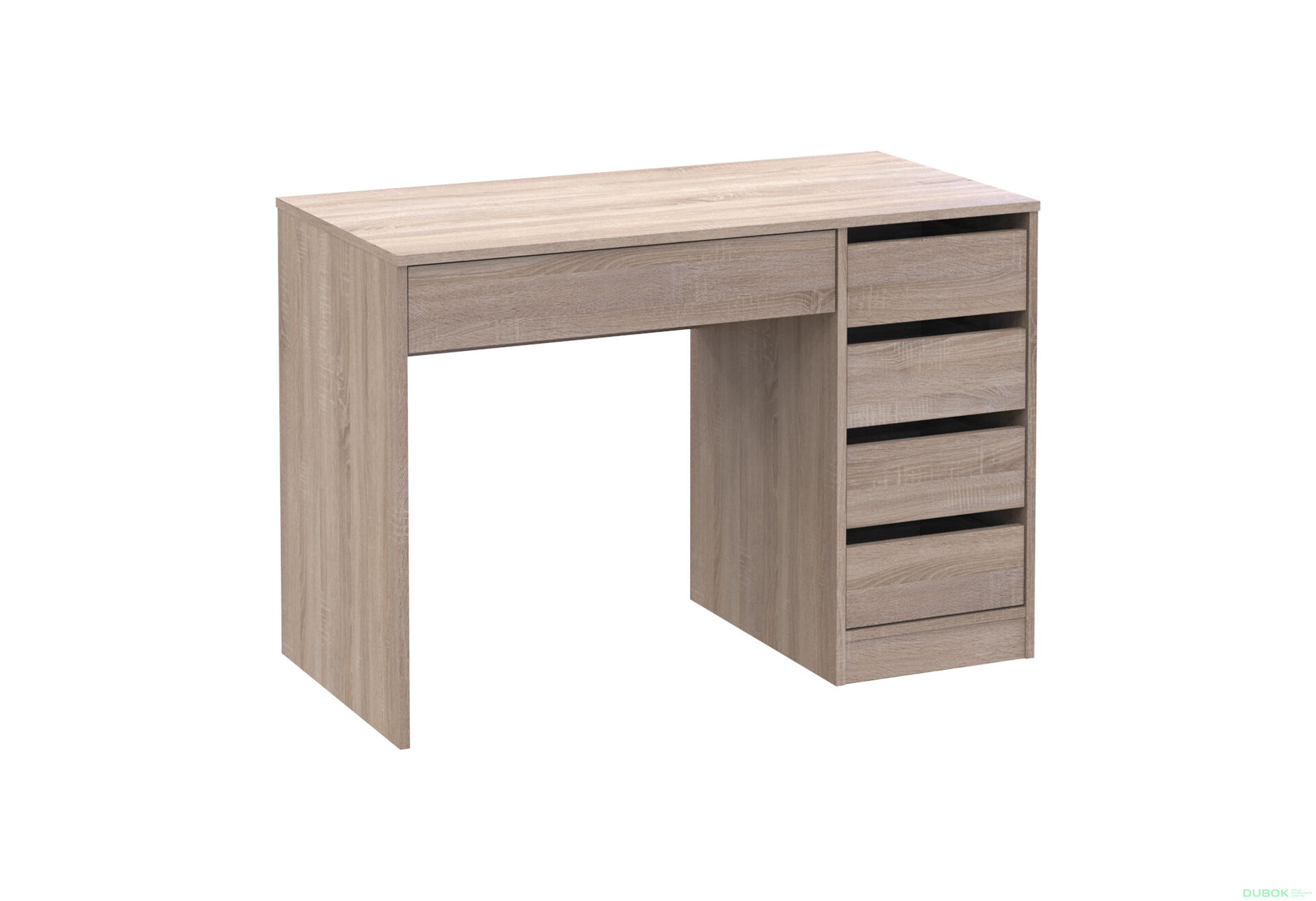Obrázek 4 - Psací stůl s pravou montáží Profi 110 cm dub sonoma