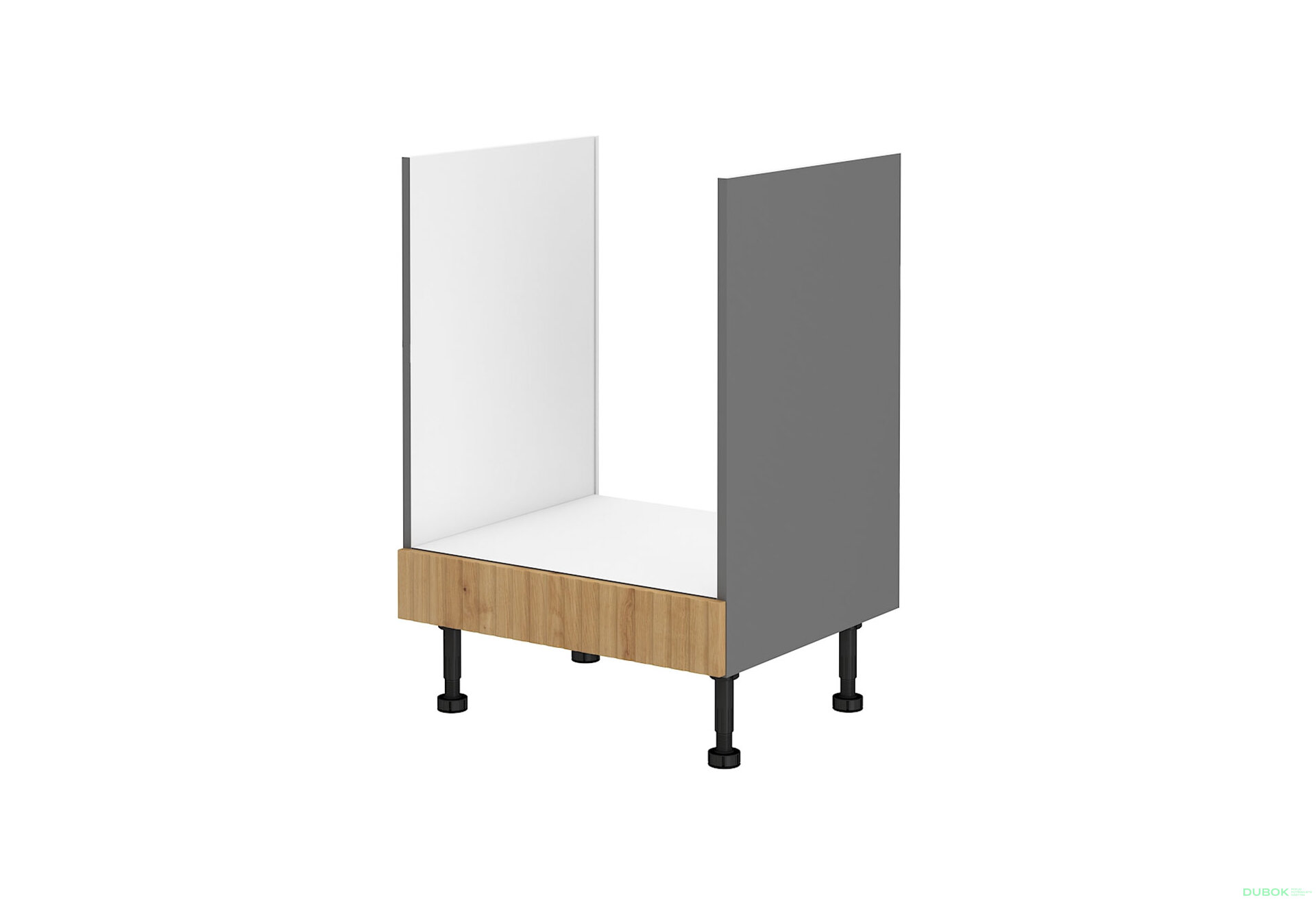 Obrázek 1 - 60 D plyn BB Ava antracit / dub artisan
