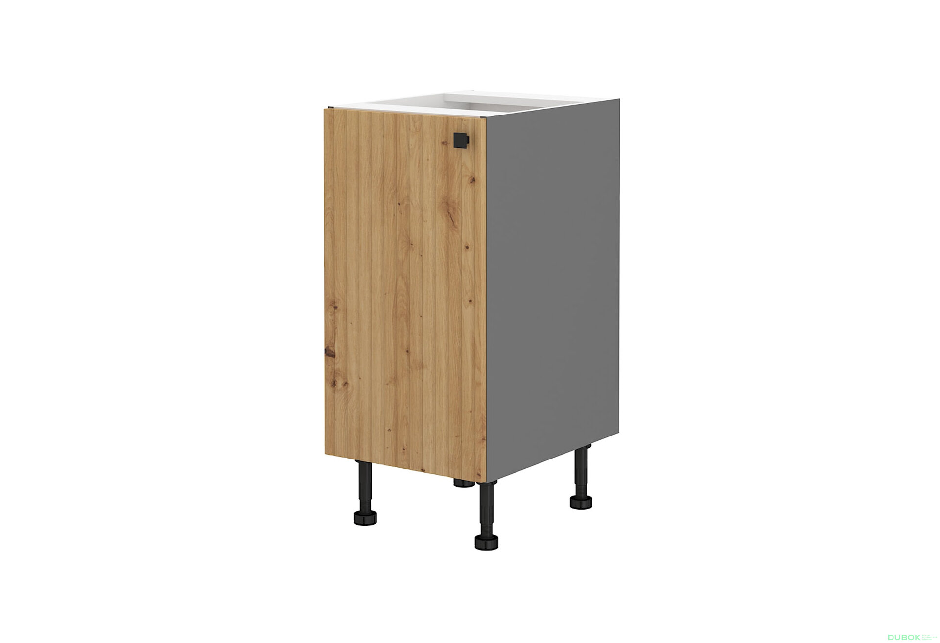 Obrázek 5286 - Kuchyňská sestava 2.6 m Ava antracit / dub artisan