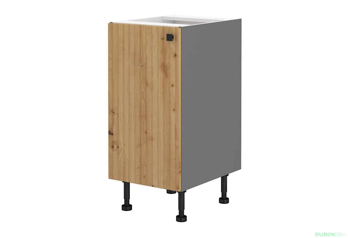 Obrázek 5286 - Kuchyňská sestava 2.6 m Ava antracit / dub artisan