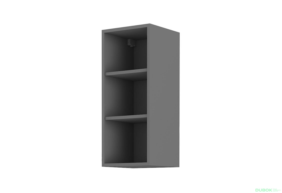 Obrázek 5294 - Kuchyňská sestava 2.6 m Ava antracit / dub artisan