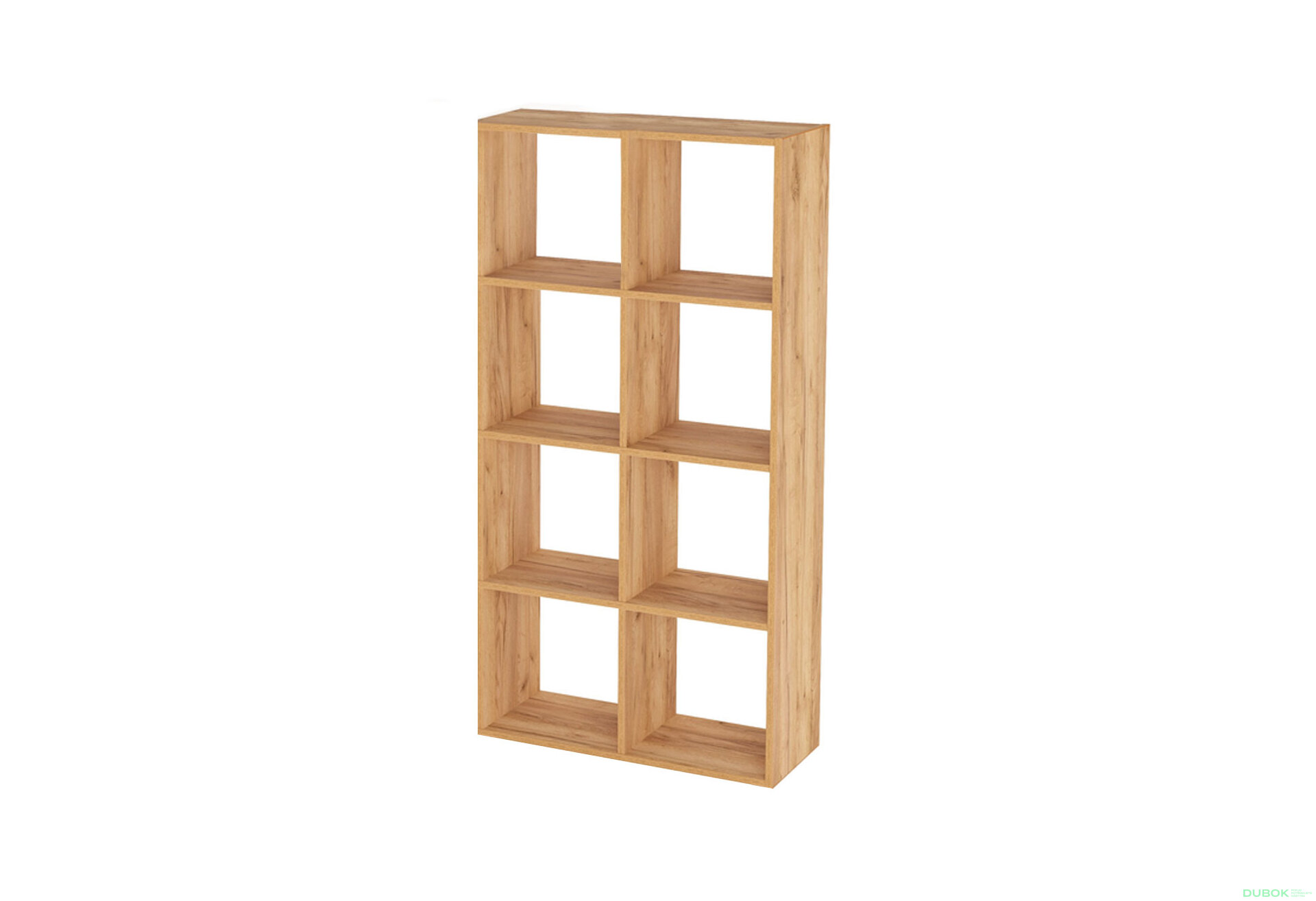 Obrázek 1 - Regál Simple 72x142,7x28 cm Dub kraft zlatý