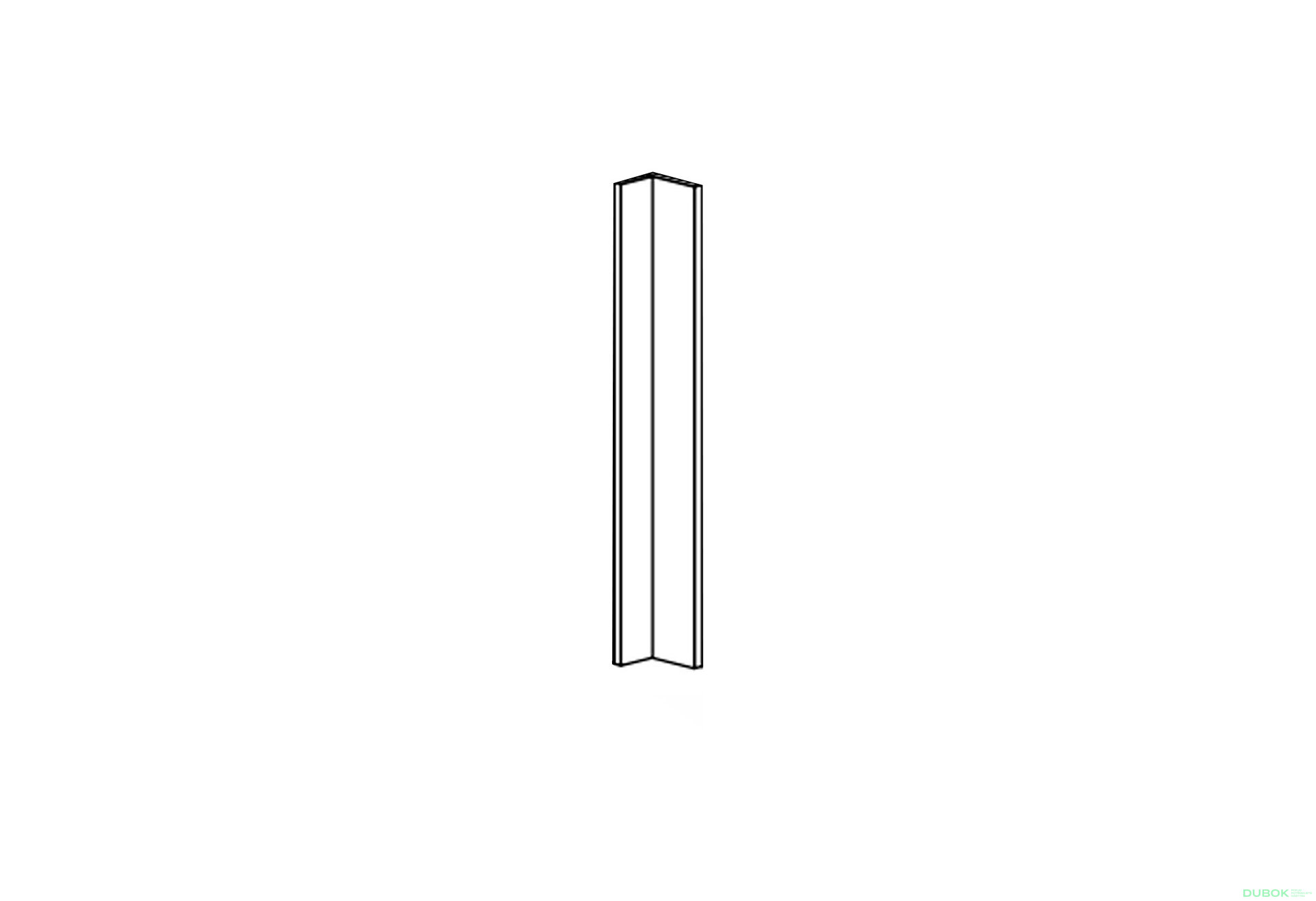 Obrázek 1 - Fasáda KutN 90° Obman 650x650 720mm Mary