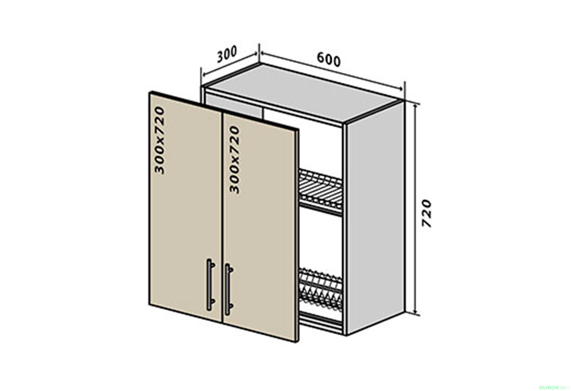 Obrázek 1 - V7 Sušák 2D 60 Prajm Lux / Prime Luxe