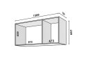 Obrázek 2 - Modul № 32 A-1500x697 DTD 18 mm dub appalache