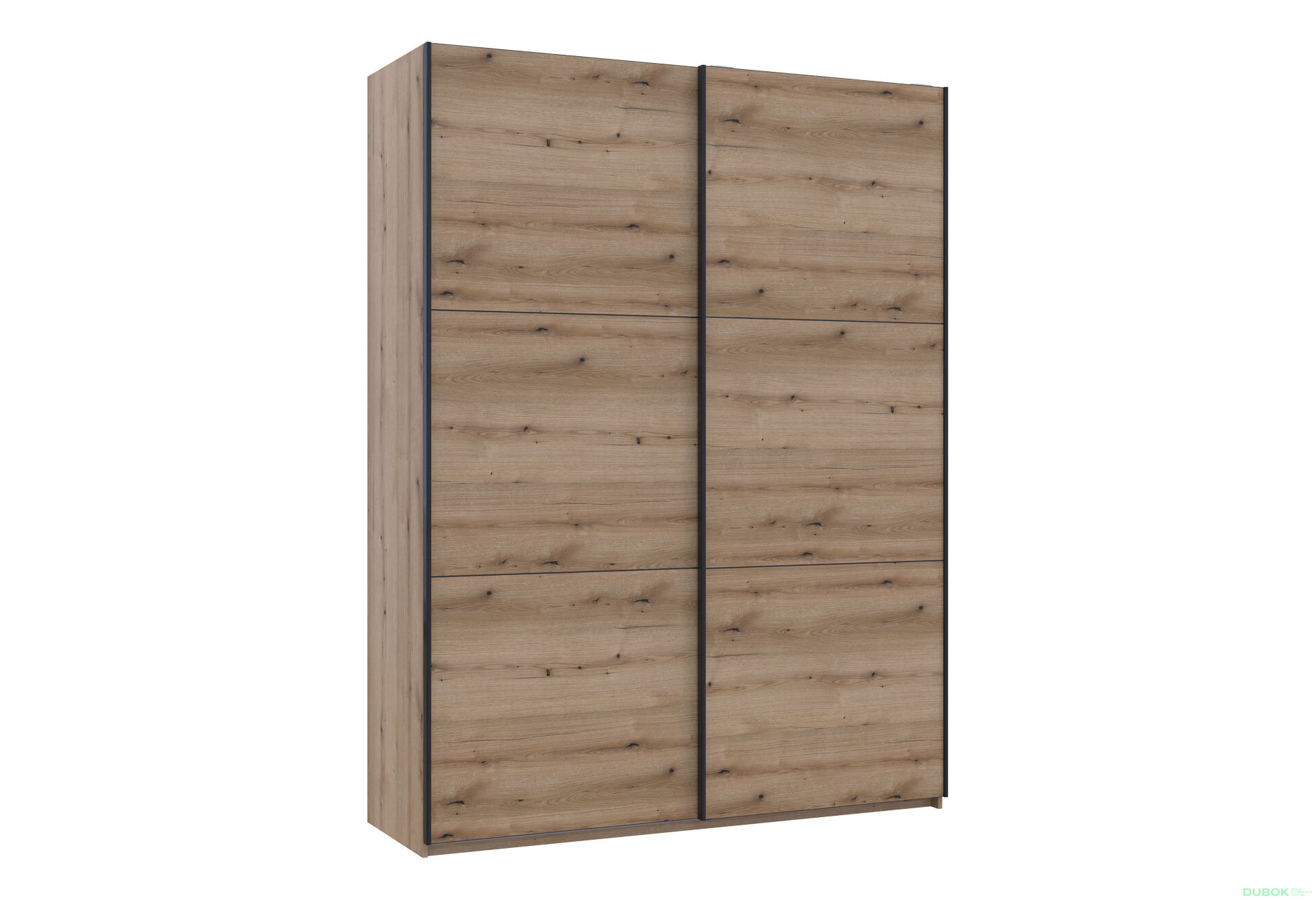 Obrázek 3 - Skříň s posuvnými dveřmi G-Caiser 2dveřová, DTD, 180 cm, dub evoke