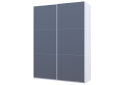 Obrázek 1 - Skříň s posuvnými dveřmi Bílý Grafit 2 DTD / 3 části 160x60x240 G-Caiser