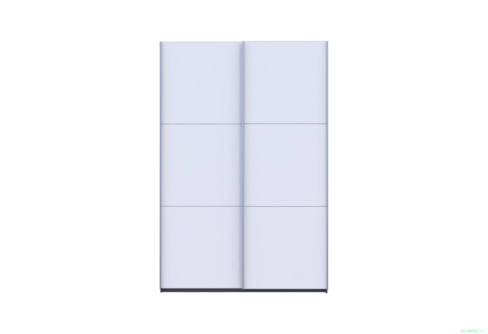 Obrázek 2 - Skříň G-Caiser Doros s 2 dveřmi, 160 cm, grafit / bílá