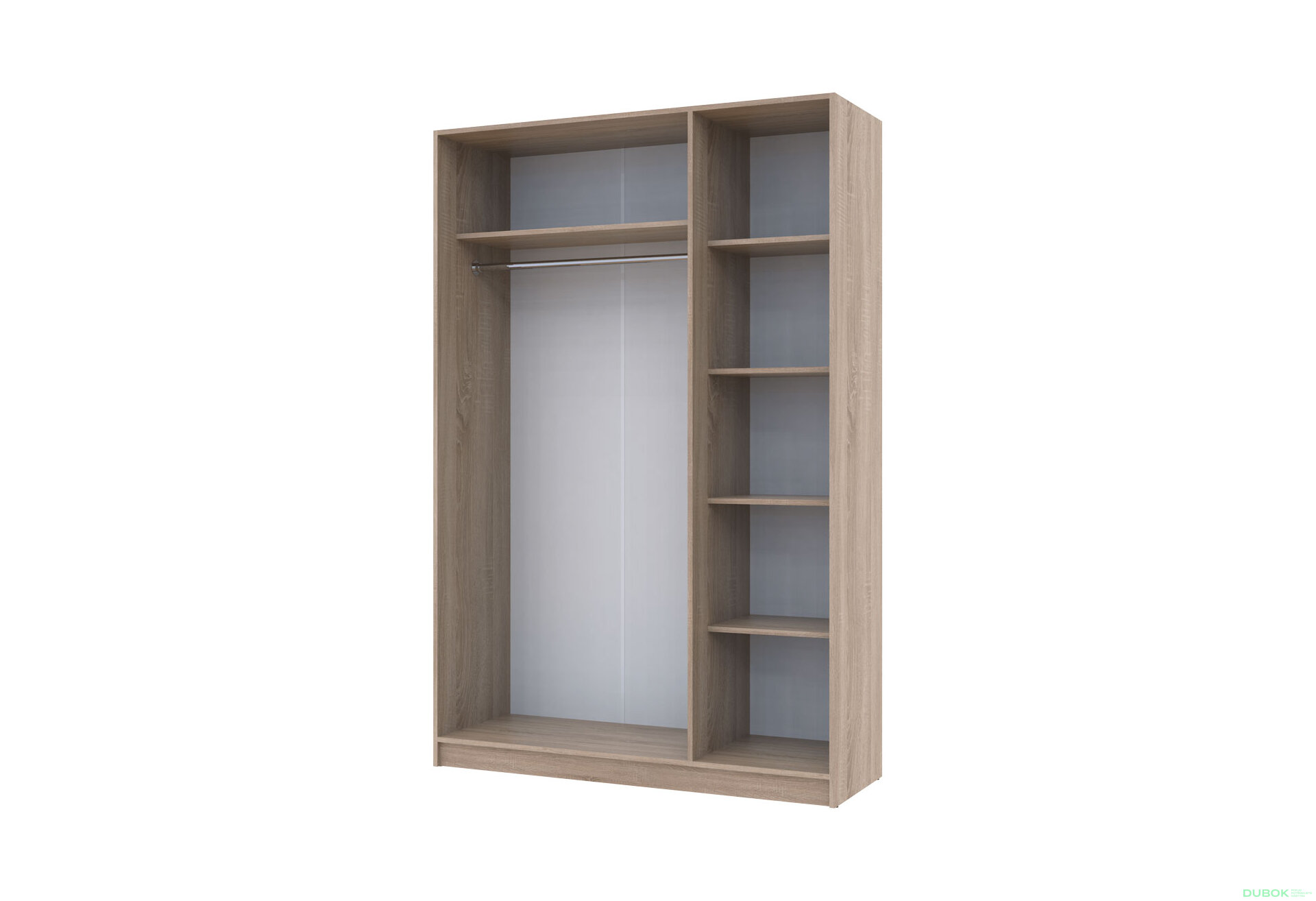 Obrázek 3 - Skříň Promo se 3 dveřmi 135 cm, Dub Sonoma