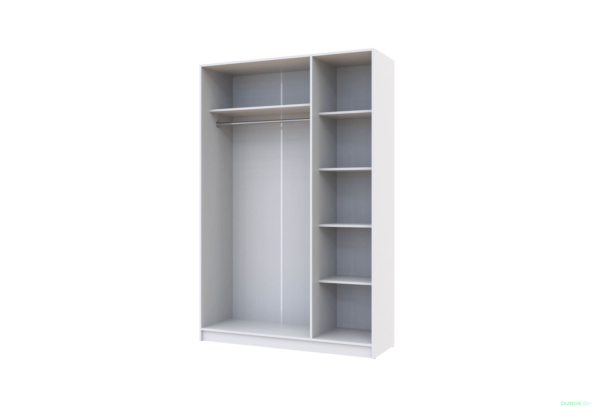 Obrázek 4 - Skříň Promo se 3 dveřmi 135 cm, bílá
