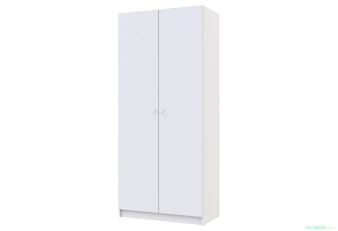Skříň Promo s 2 dveřmi 90 cm, Bílá