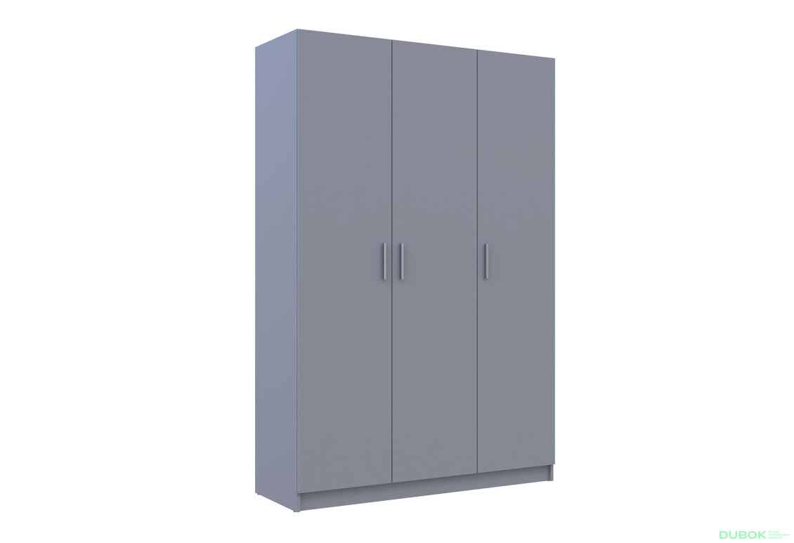 Obrázek 5 - Skříň Promo s 3 dveřmi 135 cm, šedá