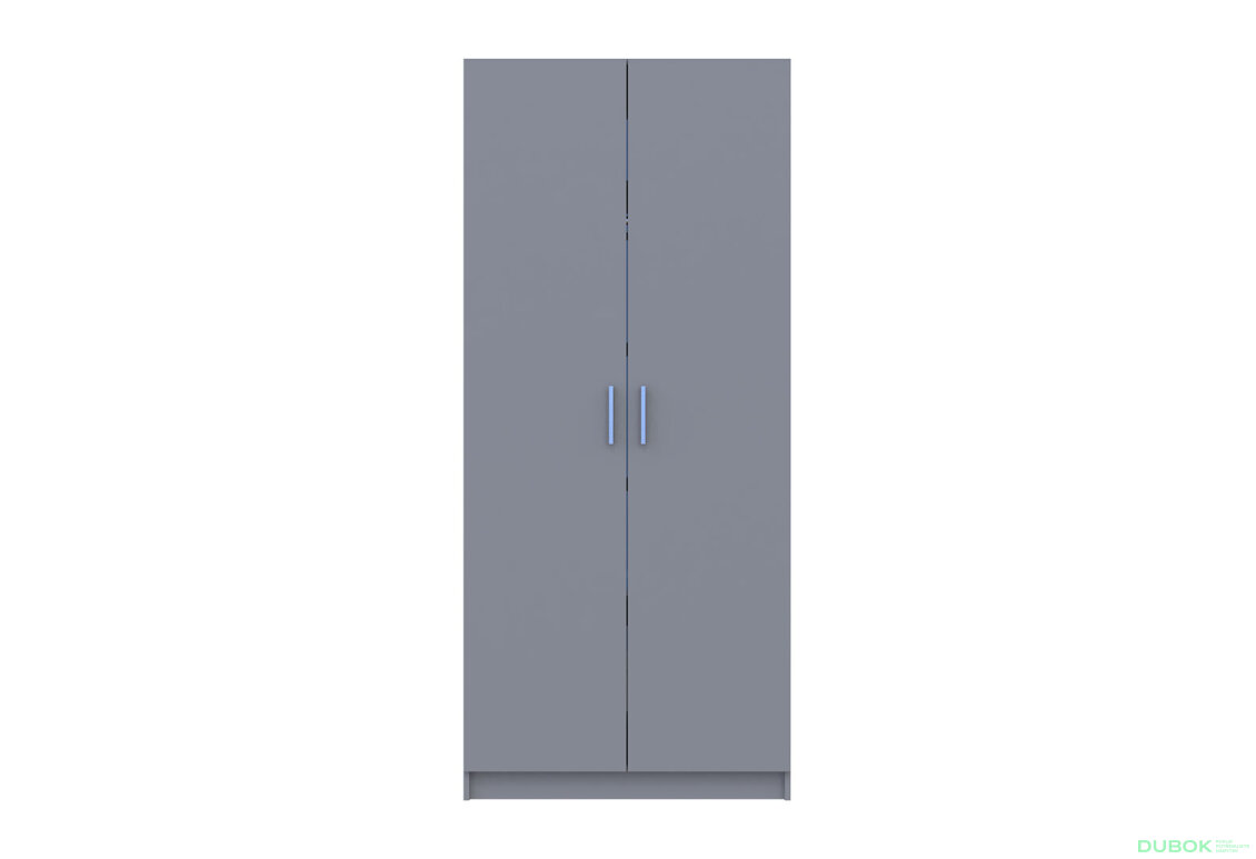 Obrázek 3 - Skříň Promo s policemi s 2 dveřmi 90 cm, šedá