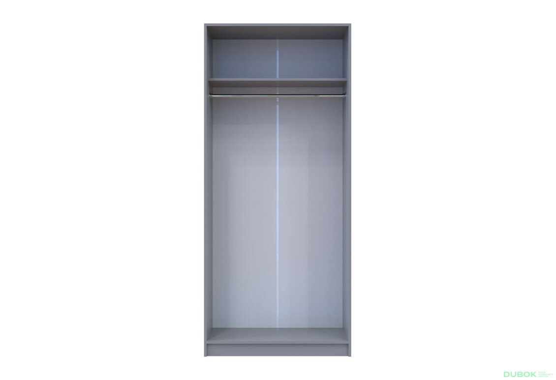 Obrázek 6 - Skříň Promo s 2 dveřmi 90 cm, šedá
