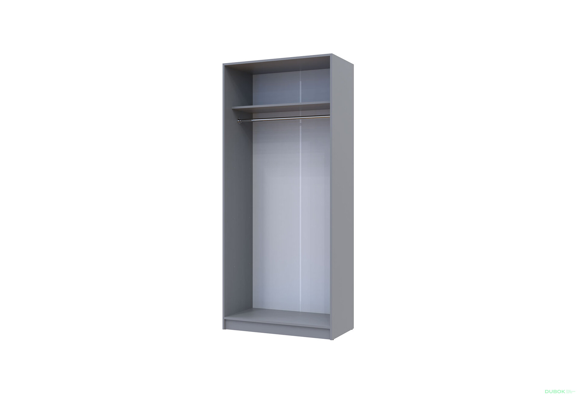 Obrázek 7 - Skříň Promo s 2 dveřmi 90 cm, šedá