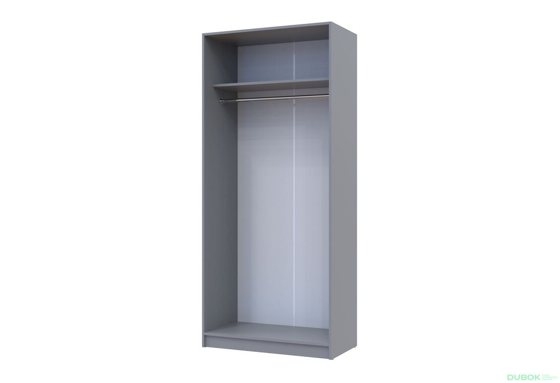 Obrázek 7 - Skříň Promo s 2 dveřmi 90 cm, šedá