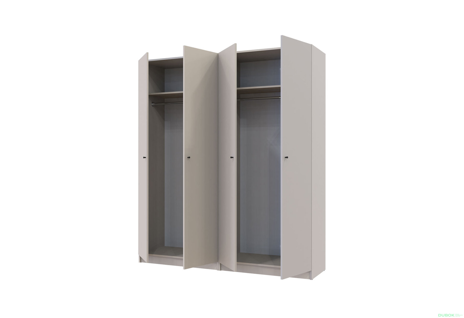 Obrázek 6 - Skříň Promo se 4 dveřmi 180 cm Kašmír