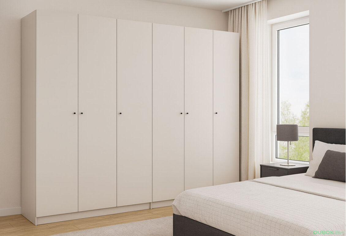 Obrázek 2 - Skříň Promo se 6 dveřmi 270 cm Kašmír