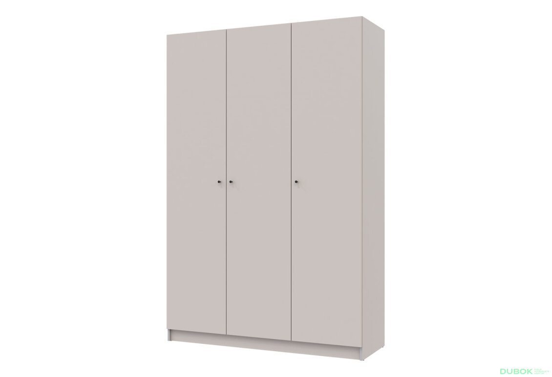 Skříň Promo se 3 dveřmi 135 cm kašmír